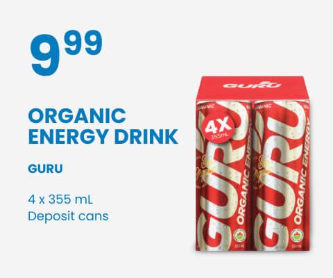 Organic energy drink guru