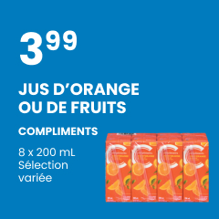 COMPLIMENTS_JUS D’ORANGE OU DE FRUITS