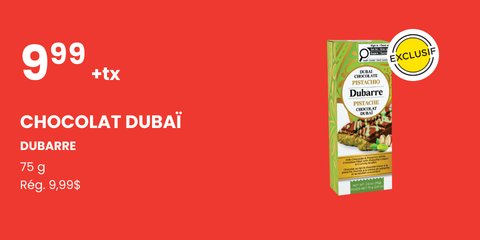 Chocolat Dubai Dubarre