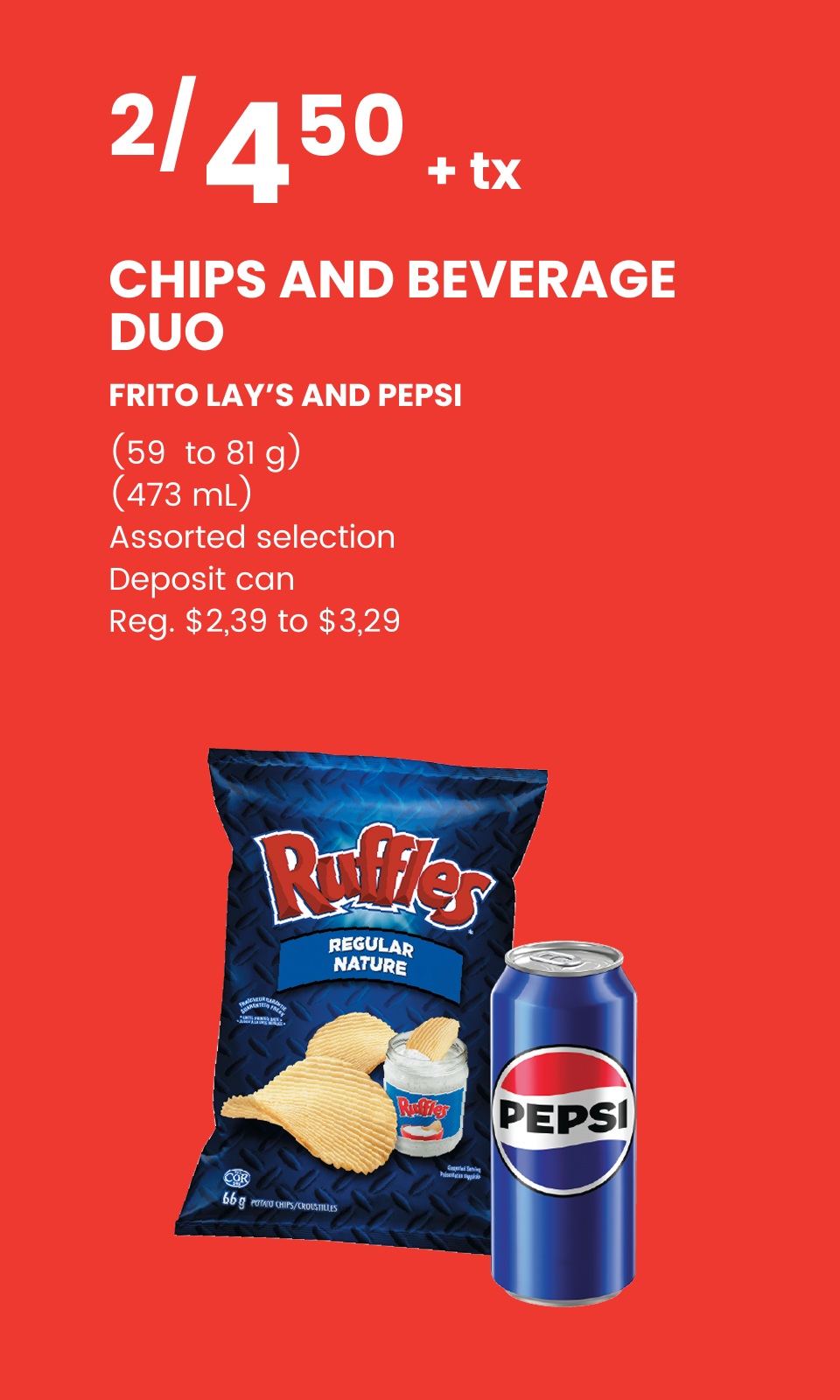 Chips and Beverage Duo