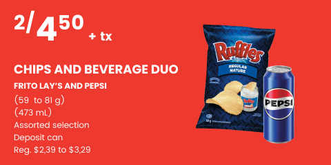 Chips and Beverage Duo