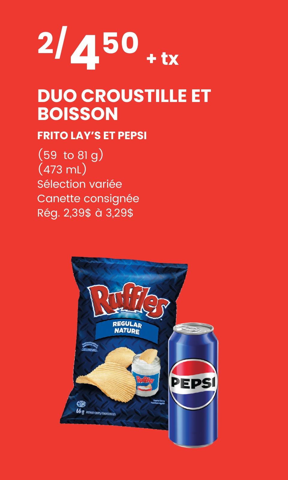 Duo Croustille et Boisson