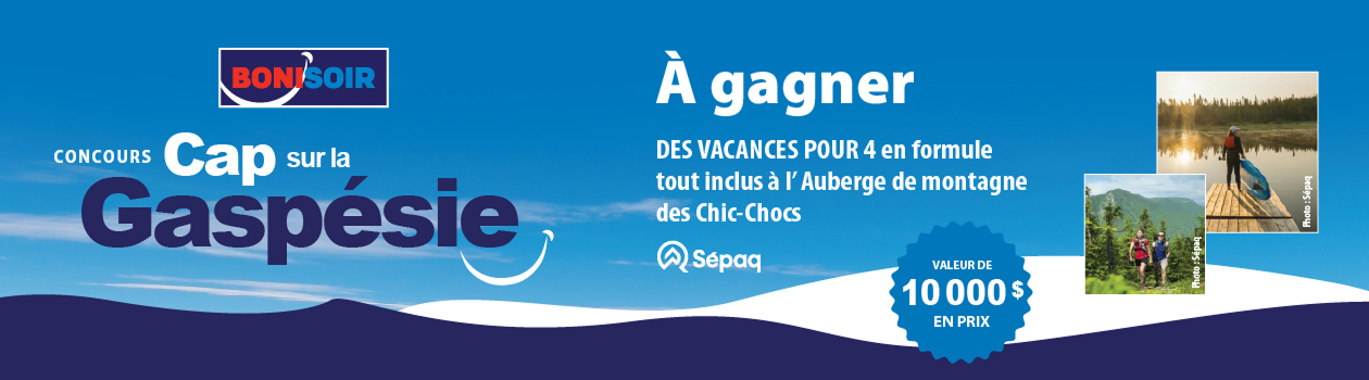Concours Cap sur la Gaspésie