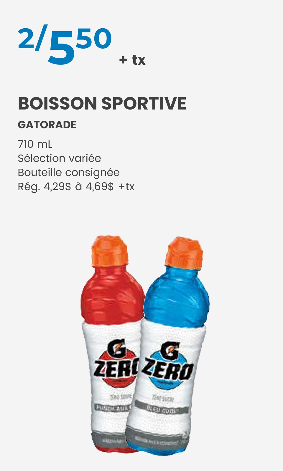 Boisson Sportive
