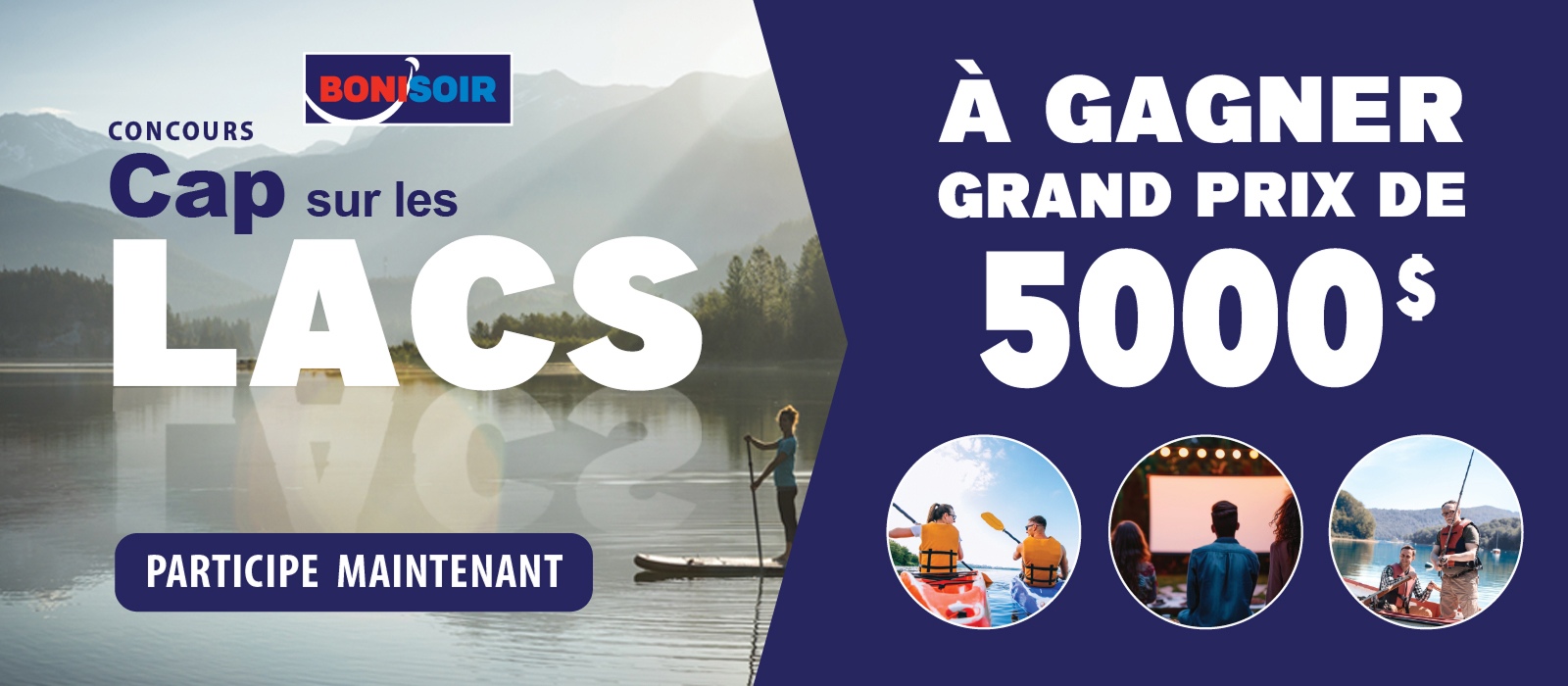 Concours cap sur les lacs.